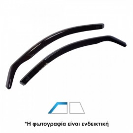 Heko - Ανεμοθραύστες για Peugeot 3008 III 2023 > / e-3008 III 2023 > / 5008 III 2024 > / e-5008 III 2024 > 5πορτο / SUV Εμπρός Ζευγάρι Αυτοκινήτου Από Εύκαμπτο Φιμέ Πλαστικό - 2 τεμ. (ΑΝΕΜ.26169) ΑΝΕΜΟΘΡΑΥΣΤΕΣ americat.gr