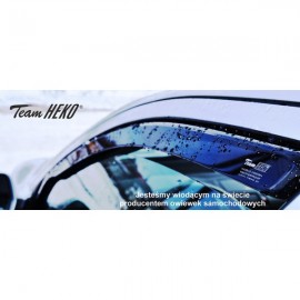 Heko - Ανεμοθραύστες για Peugeot 3008 III 2023 > / e-3008 III 2023 > / 5008 III 2024 > / e-5008 III 2024 > 5πορτο / SUV Εμπρός Ζευγάρι Αυτοκινήτου Από Εύκαμπτο Φιμέ Πλαστικό - 2 τεμ. (ΑΝΕΜ.26169) ΑΝΕΜΟΘΡΑΥΣΤΕΣ americat.gr