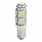 T4W 12V 2,16W BA9s (ΜΙΝΙΟΝ) LED 9xSMD5050 ΛΕΥΚΟ BLISTER 2ΤΕΜ. M-TECH Με Κάλυκα americat.gr