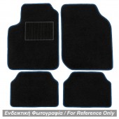 TYPE-C UNIVERSAL ΠΑΤΑΚΙΑ ΜΟΚΕΤΑ (ΜΑΥΡΟ ΜΕ ΜΠΛΕ ΡΕΛΙ) - 4 ΤΕΜ. Διεθνή Πατάκια 4τεμ americat.gr
