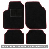 ΠΑΤΑΚΙΑ ΜΟΚΕΤΑ ΓΙΑ OPEL ASTRA G 1998+ (ΜΑΥΡΟ ΜΕ ΚΟΚΚΙΝΟ ΡΕΛΙ) - 4 ΤΕΜ. Opel americat.gr