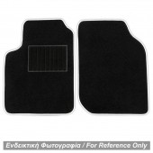 ΠΑΤΑΚΙΑ ΜΟΚΕΤΑ ΓΙΑ MERCEDES SMART ROADSTER 452 1998-2006 ΜΑΥΡΟ ΜΕ ΛΕΥΚΟ ΡΕΛΙ RACE AXION - 2 ΤΕΜ. Mercedes americat.gr