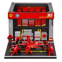 ΜΙΝΙΑΤΟΥΡΕΣ PIT STOP FERRARI SF-24 LECLERC 1:43 BURAGO LAMPA 1ΤΕΜ. Μινιατούρες americat.gr