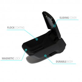 ΤΕΜΠΕΛΗΣ ΜΑΥΡΟΣ ΜΕ ΠΛΑΣΤΙΚΗ ΜΑΥΡΗ ΒΑΣΗ (KLC-VD-ADP-5808+KLC-UNV-SY) ΓΙΑ FIAT DOBLO 2015+ S-Dizayn - 2 Τεμ. americat.gr