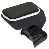 ΤΕΜΠΕΛΗΣ ΜΑΥΡΟΣ /ΑΣΗΜΙ ΜΕ ΠΛΑΣΤΙΚΗ ΜΑΥΡΗ ΒΑΣΗ (KLC-VD-ADP-5808+KLC-UNV-GR) ΓΙΑ FIAT DOBLO 2015+ S-Dizayn - 2 Τεμ. americat.gr