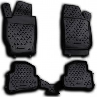 ΠΑΤΑΚΙΑ ΣΕ ΣΚΑΦΗ TPE ΛΑΣΤΙΧΟ ΓΙΑ SKODA FABIA 05/2007-2015 ΣΕ ΜΑΥΡΟ ΧΡΩΜΑ NOVLINE - 4 ΤΕΜ. Skoda americat.gr