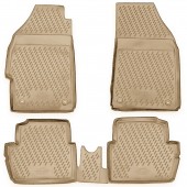 ΠΑΤΑΚΙΑ ΣΕ ΣΚΑΦΗ TPE ΛΑΣΤΙΧΟ ΓΙΑ CHEVROLET SPARK 2010-2015 ΣΕ ΜΠΕΖ ΧΡΩΜΑ NOVLINE - 4 ΤΕΜ. Chevrolet americat.gr