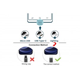 ΚΑΛΩΔΙΟ USB ΦΟΡΤΙΣΗΣ & ΣΥΓΧΡΟΝΙΣΜΟΥ MICRO USB/TYPE-C/LIGHTING ΜΕ ΜΑΓΝΗΤΙΚΗ ΥΠΟΔΟΧΗ & ΜΠΛΕ ΦΩΣ 100 cm Καλώδια americat.gr
