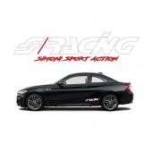 ΑΥΤΟΚΟΛΛΗΤΟ ΔΙΑΚΟΣΜΗΤΙΚΟ ΠΛΑΙΝΟ SIMONI RACING PRE-SPACED ΛΕΥΚΟ/ΚΟΚΚΙΝΟ 30x7cm Διάφορα Διακοσμητικά americat.gr