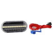 VW GOLF 3+4 /POLO 6N/9N/PASSAT 96>/T5/SHARAN 18LED (2χ9) SMD 2 ΧΡΗΣΕΩΝ ΠΛΑΙΝΑ ΦΛΑΣ ΦΤΕΡΟΥ ΔΙΑΦΑΝΑ VW americat.gr