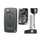 PEUGEOT 307 ΑΝΤΑΛΛΑΚΤΙΚΟ ΚΛΕΙΔΙ ΜΕ ΚΑΛΥΜΜΑ 2 ΚΟΥΜΠΙΩΝ / ΛΑΜΑ VA2 (ΜΕ ΥΠΟΣΤΗΡΙΞΗ ΜΠΑΤΑΡΙΑΣ) DGA - 1 ΤΕΜ. ΑΝΤΑΛΛΑΚΤΙΚΑ ΚΛΕΙΔΙΑ ΜΑΡΚΕ americat.gr