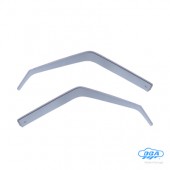 DGA - Ανεμοθραύστες Εμπρός Παραθύρων τύπου Φιμέ για Nissan Patrol (Y60) 1990-1997 3πορτο / 5πορτο υλικό Plexiglass - 2 τεμ. (DGA17007) ΑΝΕΜΟΘΡΑΥΣΤΕΣ americat.gr