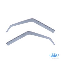 DGA - Ανεμοθραύστες Εμπρός Παραθύρων τύπου Φιμέ για Nissan Patrol (Y60) 1990-1997 3πορτο / 5πορτο υλικό Plexiglass - 2 τεμ. (DGA17007) ΑΝΕΜΟΘΡΑΥΣΤΕΣ americat.gr