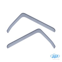 DGA - Ανεμοθραύστες Εμπρός Παραθύρων τύπου Φιμέ για Toyota Land Cruiser (J40) <1984 3πορτο/5πορτο Χωρίς Φινιστρίνι υλικό Plexiglass - 2 τεμ. (DGA23078) ΑΝΕΜΟΘΡΑΥΣΤΕΣ americat.gr