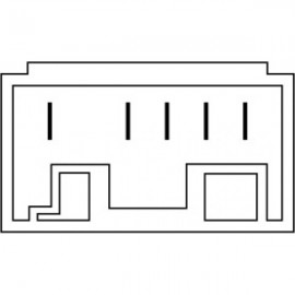 Πρόσθετο DAYLINE Διεθνή 16LED FLUX 12/24V 158X24 Διεθνή Φώτα Ημέρας (DRL) americat.gr