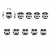 Simoni Racing - ΠΑΞΙΜΑΔΙ ΚΩΝΙΚΟ 12χ1,25 (17mm) (19) 10ΤΕΜ. Κωνικά americat.gr