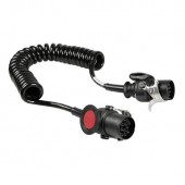 ΑΝΤΑΠΤΟΡΑΣ ΦΟΡΤΗΓΟΥ 24V - ISO 12098 - 15 ΠΟΛΩΝ (ΜΕ ΣΠΥΡΑΛ ΚΑΛΩΔΙΟ 4.5m) Διάφορες Πρίζες και Φις americat.gr