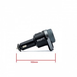 FM TRANSMITTER Q3.0 12/24V ΜΕ BLUETOOTH ΣΥΜΒΑΤΟ ΜΕ GOOGLE ΚΑΙ SIRI EINPARTS - 1 τεμ. Bluetooth Audio americat.gr