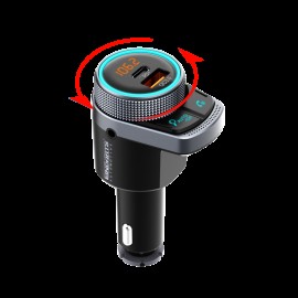 FM TRANSMITTER Q3.0 12/24V ΜΕ BLUETOOTH ΣΥΜΒΑΤΟ ΜΕ GOOGLE ΚΑΙ SIRI EINPARTS - 1 τεμ. Bluetooth Audio americat.gr