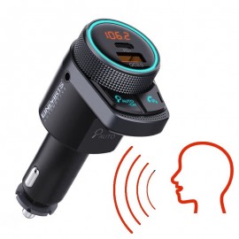FM TRANSMITTER Q3.0 12/24V ΜΕ BLUETOOTH ΣΥΜΒΑΤΟ ΜΕ GOOGLE ΚΑΙ SIRI EINPARTS - 1 τεμ. Bluetooth Audio americat.gr