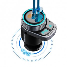 FM TRANSMITTER Q3.0 12/24V ΜΕ BLUETOOTH ΣΥΜΒΑΤΟ ΜΕ GOOGLE ΚΑΙ SIRI EINPARTS - 1 τεμ. Bluetooth Audio americat.gr