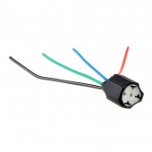 ΒΑΣΗ/ΦΙΣΑ ΚΕΡΑΜΙΚΗ ΓΙΑ ΡΕΛΕ 4 PIN ME 4 ΚΑΛΩΔΙΑ (14 cm) M-TECH - 1 ΤΕΜ. Βασεις - Φίσες americat.gr