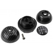 ΠΟΜΟΛΟ ΤΑΧΥΤΗΤΩΝ ΜΕ ΕΝΔΕΙΞΗ 5 ΤΑΧΥΤΗΤΩΝ CARBON LOOK ΓΙΑ FIAT 500 2007+ NTY - 1 τεμ. Πόμολα και Φούσκες Ταχυτήτων americat.gr