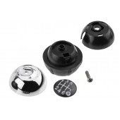 ΠΟΜΟΛΟ ΤΑΧΥΤΗΤΩΝ ΜΕ ΕΝΔΕΙΞΗ 6 ΤΑΧΥΤΗΤΩΝ ΣΕ ΧΡΩΜΙΟ-ΑΣΗΜΙ-ΜΑΥΡΟΧΡΩΜΑ ΓΙΑ FIAT 500 ABARTH 2007+ NTY - 1 ΤΕΜ. Πόμολα και Φούσκες Ταχυτήτων americat.gr