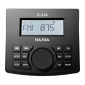 HASDA MP3 PLAYER H-334 4x50W ΜΕ ΡΑΔΙΟΦΩΝΟ/USB/BLUETOOTH (ΑΔΙΑΒΡΟΧΟ/ΜΑΥΡΟ) Hasda Marine Ηχεία - Ραδιόφωνα americat.gr