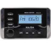 HASDA H-336 ΠΗΓΗ ΗΧΟΥ 4X50W ΜΕ ΡΑΔΙΟΦΩΝΟ/USB/BLUETOOTH (ΑΔΙΑΒΡΟΧΟ/ΜΑΥΡΟ) Hasda Marine Ηχεία - Ραδιόφωνα americat.gr