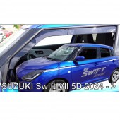 ΑΝΕΜΟΘΡΑΥΣΤΕΣ ΓΙΑ SUZUKI SWIFT 5D 2024+ ΖΕΥΓΑΡΙ ΑΠΟ ΕΥΚΑΜΠΤΟ ΦΙΜΕ ΠΛΑΣΤΙΚΟ HEKO - 2 ΤΕΜ. ΑΝΕΜΟΘΡΑΥΣΤΕΣ americat.gr