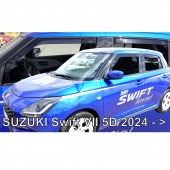 ΑΝΕΜΟΘΡΑΥΣΤΕΣ ΓΙΑ SUZUKI SWIFT 5D 2024+ ΣΕΤ ΑΥΤΟΚΙΝΗΤΟΥ ΑΠΟ ΕΥΚΑΜΠΤΟ ΦΙΜΕ ΠΛΑΣΤΙΚΟ HEKO - 4 ΤΕΜ. ΑΝΕΜΟΘΡΑΥΣΤΕΣ americat.gr