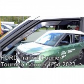 ΑΝΕΜΟΘΡΑΥΣΤΕΣ ΓΙΑ FORD TRANSIT COURIER / TOURNEO COURIER 5D 2023+ ΣΕΤ ΑΥΤΟΚΙΝΗΤΟΥ ΑΠΟ ΕΥΚΑΜΠΤΟ ΦΙΜΕ ΠΛΑΣΤΙΚΟ HEKO - 4 ΤΕΜ ΑΝΕΜΟΘΡΑΥΣΤΕΣ americat.gr