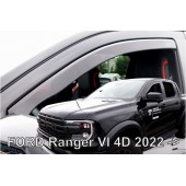 ΑΝΕΜΟΘΡΑΥΣΤΕΣ ΓΙΑ FORD RANGER 4D 2022+ /RAPTOR 2022+ ΣΕΤ ΑΥΤΟΚΙΝΗΤΟΥ ΑΠΟ ΕΥΚΑΜΠΤΟ ΦΙΜΕ ΠΛΑΣΤΙΚΟ HEKO - 4 ΤΕΜ. ΑΝΕΜΟΘΡΑΥΣΤΕΣ americat.gr