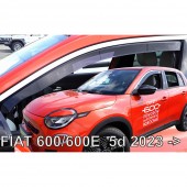 ΑΝΕΜΟΘΡΑΥΣΤΕΣ ΓΙΑ FIAT 600/600E 5D 2023+ ΣΕΤ ΑΥΤΟΚΙΝΗΤΟΥ ΑΠΟ ΕΥΚΑΜΠΤΟ ΦΙΜΕ ΠΛΑΣΤΙΚΟ HEKO - 4 ΤΕΜ. ΑΝΕΜΟΘΡΑΥΣΤΕΣ americat.gr