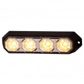 ΦΩΣ ΠΡΟΕΙΔΟΠΟΙΗΣΗΣ 12/24V HOR78 6W 4LED 143x35mm ΠΟΡΤΟΚΑΛΙ Διάφορα Φώτα americat.gr