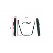 ΣΙΔΗΡΟΔΡΟΜΟΣ ΔΙΠΛΟΣ ΚΑΘΙΣΜΑΤΩΝ UNIVERSAL KIT SIMONI RACING - 1ΤΕΜ Βάσεις Καθισμάτων americat.gr