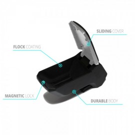 ΤΕΜΠΕΛΗΣ ΜΕ ΑΝΤΑΠΤΟΡΑ ΤΟΠΟΘΕΤΗΣΗΣ ΜΑΥΡΟΣ ΓΙΑ RENAULT CLIO 2012-2019 S-Dizayn - 1 Τεμ. Μαρκέ τεμπέληδες S-Dizayn americat.gr