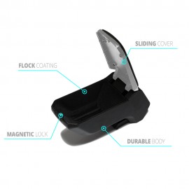 ΤΕΜΠΕΛΗΣ ΜΕ ΑΝΤΑΠΤΟΡΑ ΤΟΠΟΘΕΤΗΣΗΣ ΜΑΥΡΟΣ ΓΙΑ VW POLO 2009-2017 S-Dizayn - 1 Τεμ. Μαρκέ τεμπέληδες S-Dizayn americat.gr