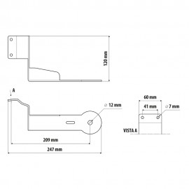 ΕΞΩΤΕΡΙΚΗ ΒΑΣΗ ΚΕΡΑΙΑΣ ΜΕΤΑΛΛΙΚΗ ΑΠΟ ΑΝΟΞΕΙΔΩΤΟ ΑΤΣΑΛΙ 304 ΓΙΑ SCANIA R/S SERIE7 11/2016+ / G/XT SERIE7 01/2018+ LAMPA - 1 τεμ. Εξωτερικά Αξεσουάρ americat.gr