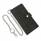 ΠΟΡΤΟΦΟΛΙ ΔΕΡΜΑΤΙΝΟ ΓΙΑ ΚΑΡΤΕΣ/ΧΡΗΜΑΤΑ/ΔΙΠΛΩΜΑ TRUCKER WALLET 45cmΑΛΥΣΙΔΑ RFID ΠΡΟΣΤΑΣΙΑ ΜΑΥΡΟ ΧΡΩΜΑ LAMPA - 1 τεμ. Διάφορα Αξεσουάρ americat.gr
