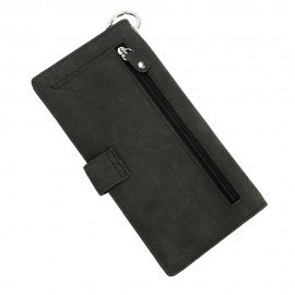 ΠΟΡΤΟΦΟΛΙ ΔΕΡΜΑΤΙΝΟ ΓΙΑ ΚΑΡΤΕΣ/ΧΡΗΜΑΤΑ/ΔΙΠΛΩΜΑ TRUCKER WALLET 45cmΑΛΥΣΙΔΑ RFID ΠΡΟΣΤΑΣΙΑ ΜΑΥΡΟ ΧΡΩΜΑ LAMPA - 1 τεμ. Διάφορα Αξεσουάρ americat.gr