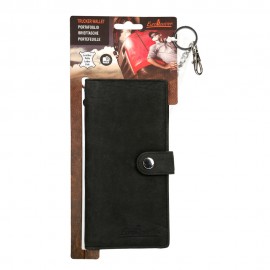 ΠΟΡΤΟΦΟΛΙ ΔΕΡΜΑΤΙΝΟ ΓΙΑ ΚΑΡΤΕΣ/ΧΡΗΜΑΤΑ/ΔΙΠΛΩΜΑ TRUCKER WALLET 45cmΑΛΥΣΙΔΑ RFID ΠΡΟΣΤΑΣΙΑ ΜΑΥΡΟ ΧΡΩΜΑ LAMPA - 1 τεμ. Διάφορα Αξεσουάρ americat.gr