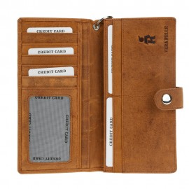 ΠΟΡΤΟΦΟΛΙ ΔΕΡΜΑΤΙΝΟ ΓΙΑ ΚΑΡΤΕΣ/ΧΡΗΜΑΤΑ/ΔΙΠΛΩΜΑ TRUCKER WALLET 45cmΑΛΥΣΙΔΑ RFID ΠΡΟΣΤΑΣΙΑ ΚΑΦΕ ΧΡΩΜΑ LAMPA - 1 τεμ. Διάφορα Αξεσουάρ americat.gr