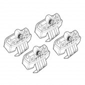 ΑΚΡΑ ΓΙΑ ΜΠΑΡΕΣ NORDRIVE ΓΙΑ SKODA FABIA 5D 09/2021+ - 4 ΤΕΜ Άκρα για Μπάρες americat.gr