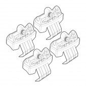 BMW X2 U10 5D 01/2024> ΑΚΡΑ ΓΙΑ ΜΠΑΡΕΣ NORDRIVE Άκρα για Μπάρες americat.gr