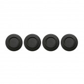 ΠΡΟΣΤΑΤΕΥΤΙΚΑ ΓΙΑ ΚΛΕΙΣΙΜΟ ΠΟΡΤΑΣ Φ26x8mm ΣΙΛΙΚΟΝΗΣ ΣΤΡΟΓΓΥΛΑ ΜΑΥΡΑ LAMPA - 4 ΤΕΜ. Προστασία Πόρτας americat.gr