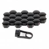 ΚΑΠΑΚΙΑ ΜΠΟΥΛΟΝΙΩΝ/ΠΑΞΙΜΑΔΙΩΝ 19 mm (ΜΑΥΡΑ ΚΟΝΤΑ ABS ΠΛΑΣΤΙΚΑ) - 20 ΤΕΜ. Διάφορα Διακοσμητικά Τροχών americat.gr