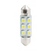 ΛΑΜΠΑΚΙΑ ΠΛΑΦΟΝΙΕΡΑΣ C5W/C10W 12V 0,48W SV8,5 36mm LED 6xSMD3528 ΚΙΤΡΙΝΟ 1ΤΕΜ. Πλαφονιέρας americat.gr