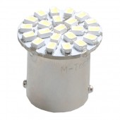 R5W/R10W 12V BA15s 1,44W LED 22xSMD3020 PREMIUM ΛΕΥΚΟ 1ΤΕΜ. Με Κάλυκα americat.gr